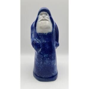 Eldreth Pottery Salt Glazed Santa Old World Father Christmas 11” Signed 1999